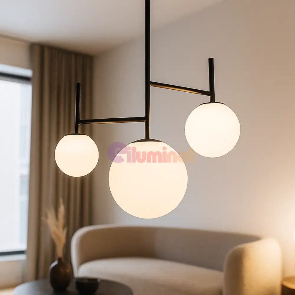 Lustra Abajur 3xG9 Black BLACK / ABAJUR Lighting Fixtures