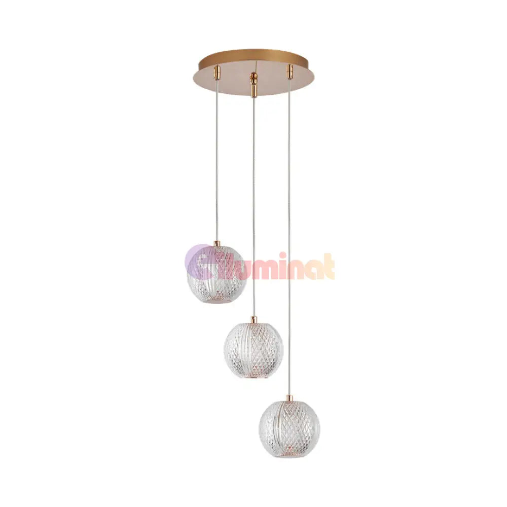 Lustra Abajur 3xG9 Gold AURIE / ABAJUR Lighting Fixtures