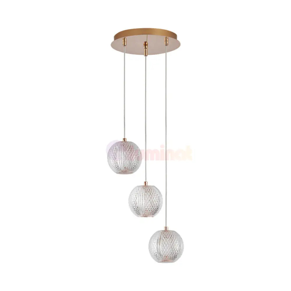 Lustra Abajur 3xG9 Gold AURIE / ABAJUR Lighting Fixtures