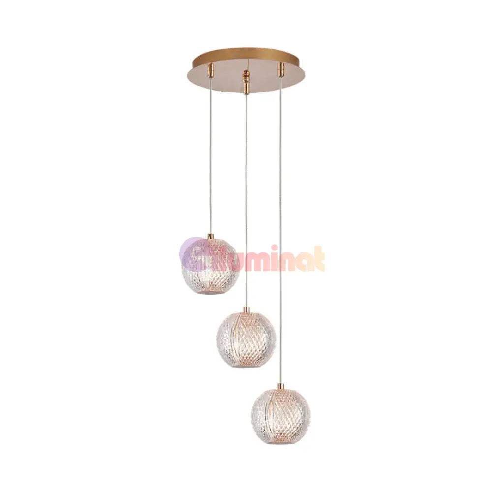 Lustra Abajur 3xG9 Gold AURIE / ABAJUR Lighting Fixtures