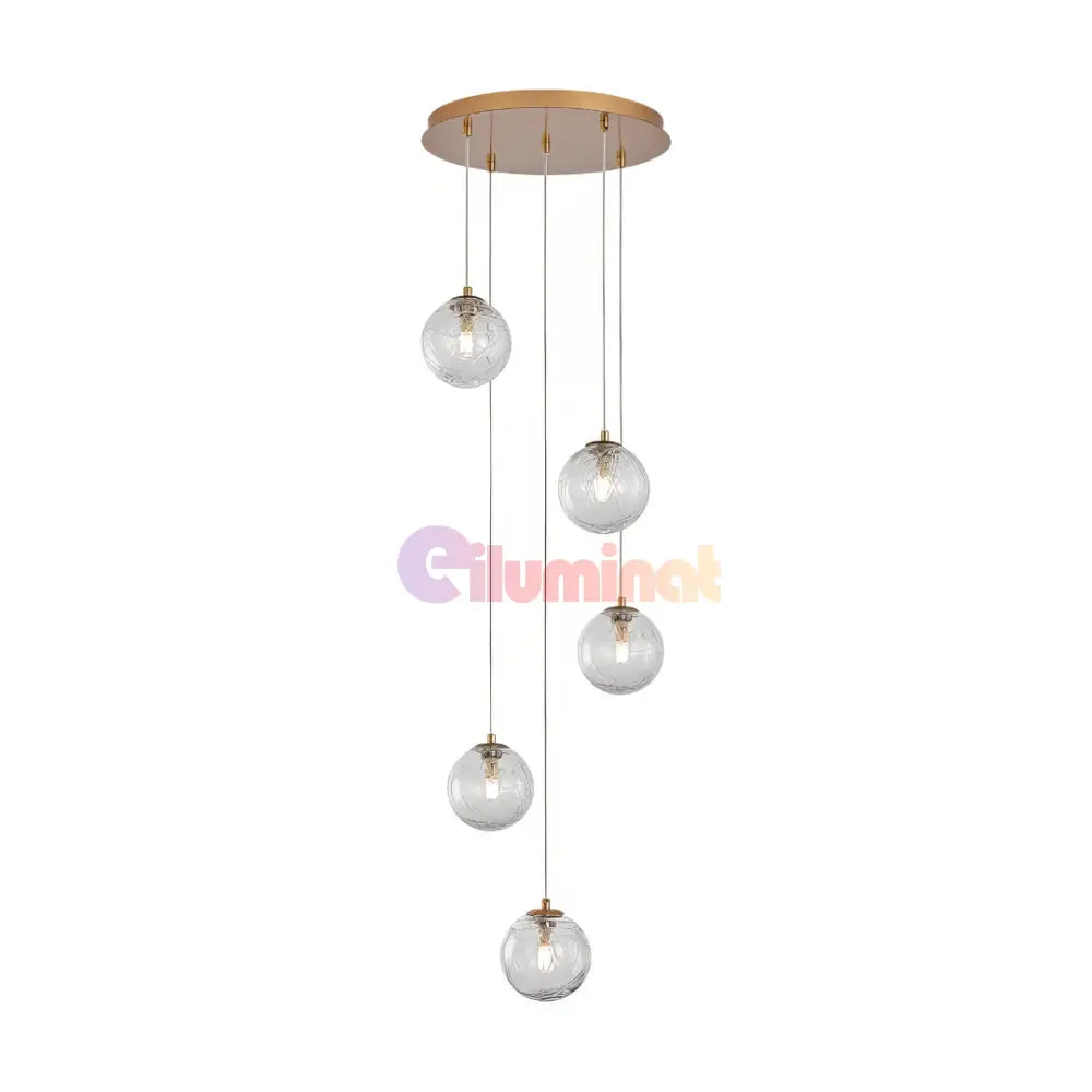 Lustra Abajur 5xG9 Gold AURIE / ABAJUR Lighting Fixtures