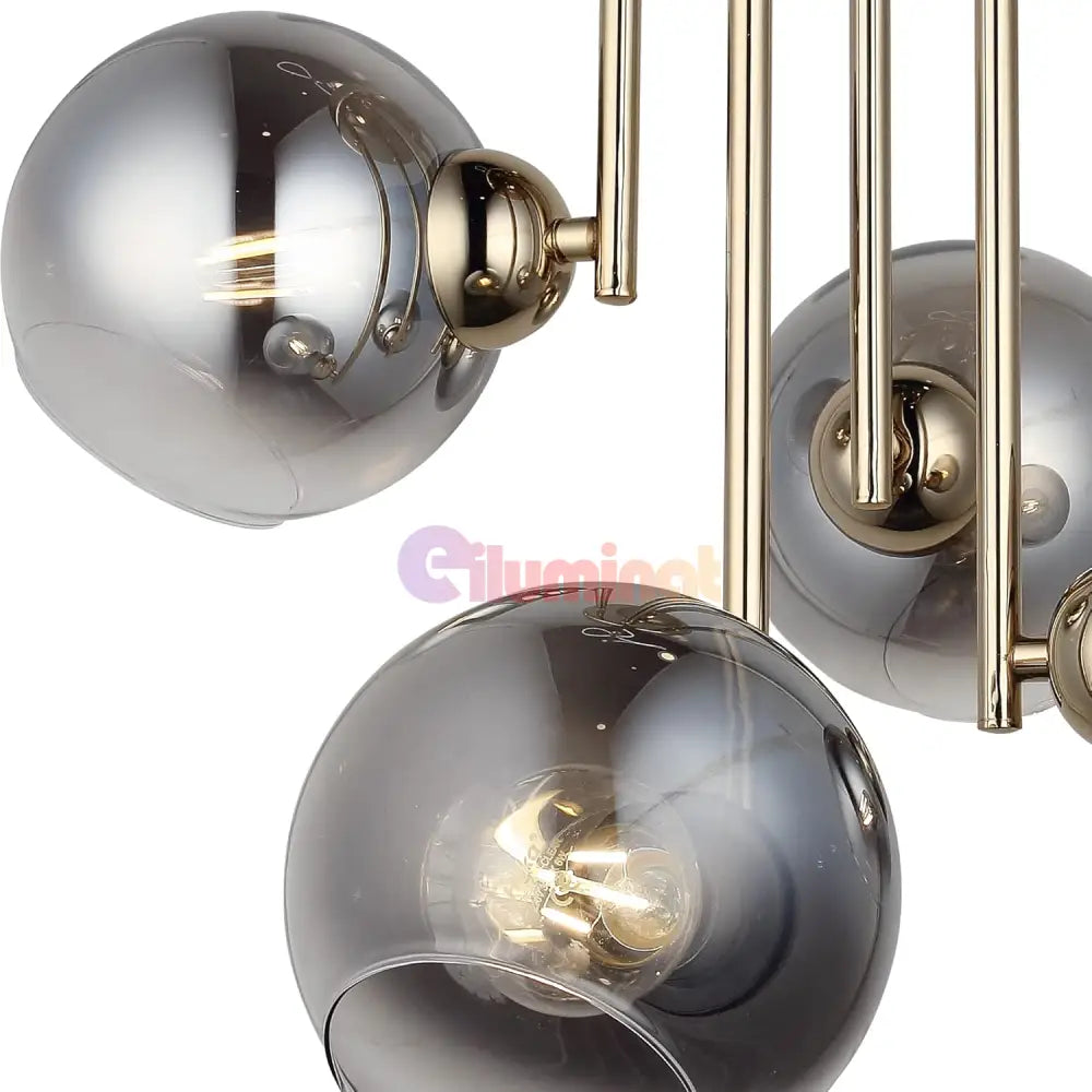 Lustra Abajur Fumuriu Aplicata 4Xe27 Mx413-4 Chandeliers