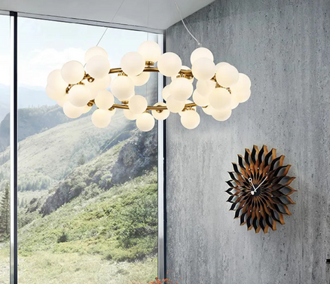 Lustra Abajur MAT Rotunda 45xG9 103CM Resigilat R3