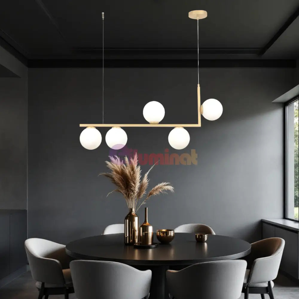 Lustra Abajur 5xG9 Nordic Glow - 8873-5 AURIU / ABAJUR Chandeliers
