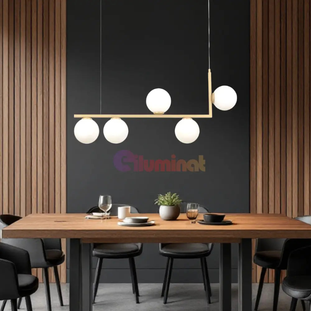 Lustra Abajur 5xG9 Nordic Glow - 8873-5 AURIU / ABAJUR Chandeliers