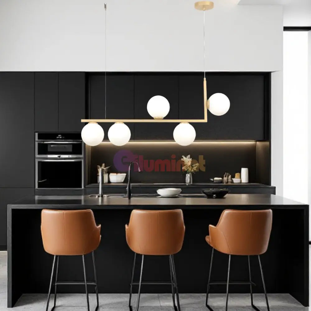 Lustra Abajur 5xG9 Nordic Glow - 8873-5 AURIU / ABAJUR Chandeliers
