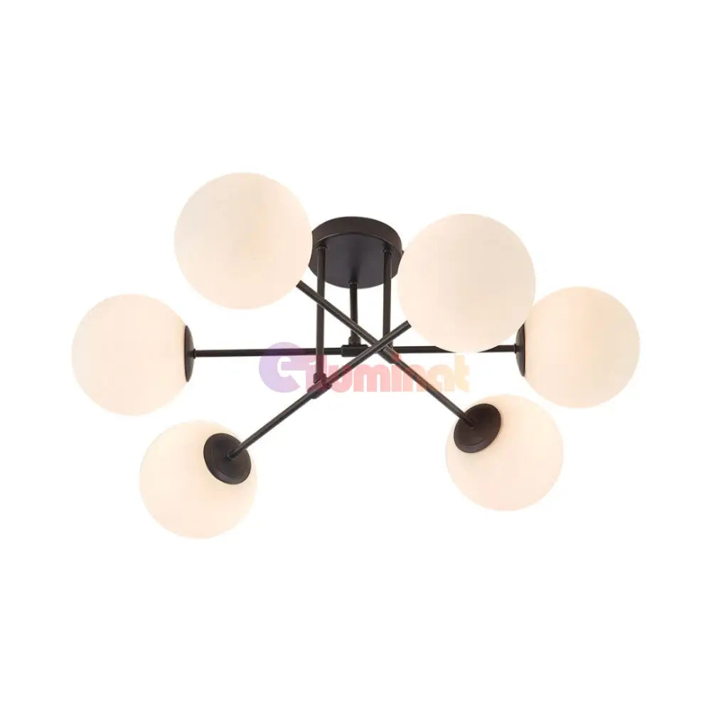 Lustra Abajur 6xG9 Black NEAGRA / ABAJUR Chandeliers
