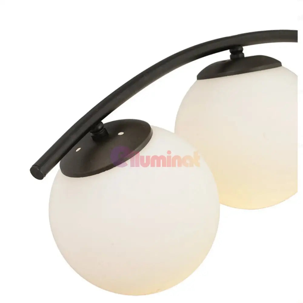 Lustra Abajur 5xE27 MAT BLACK ARC - 6639-5 NEAGRA / ABAJUR Chandeliers