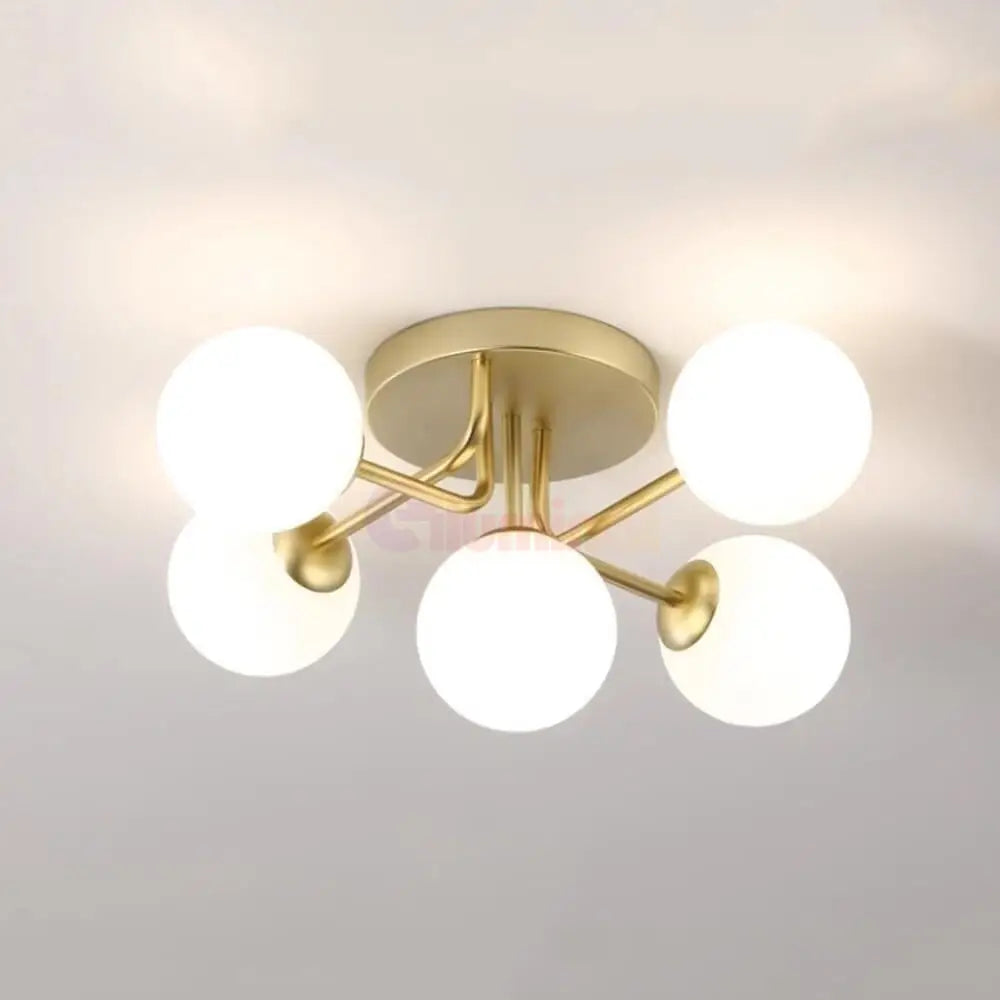 Lustra Abajur 5xE27 GOLD 7316-5 AURIE Chandeliers