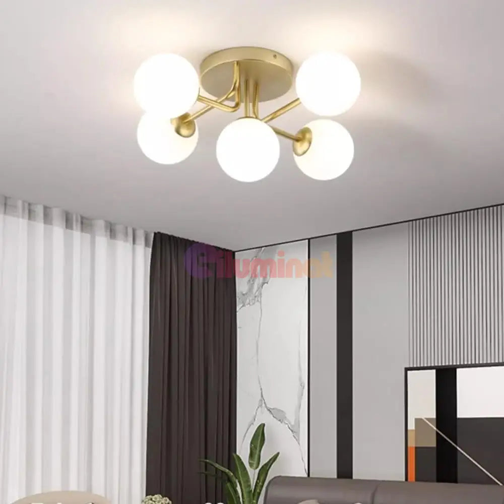 Lustra Abajur 5xE27 GOLD 7316-5 AURIE Chandeliers