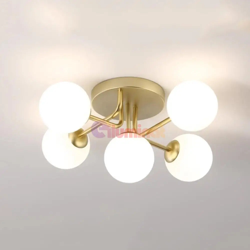 Lustra Abajur 5xE27 GOLD 7316-5 AURIE Chandeliers