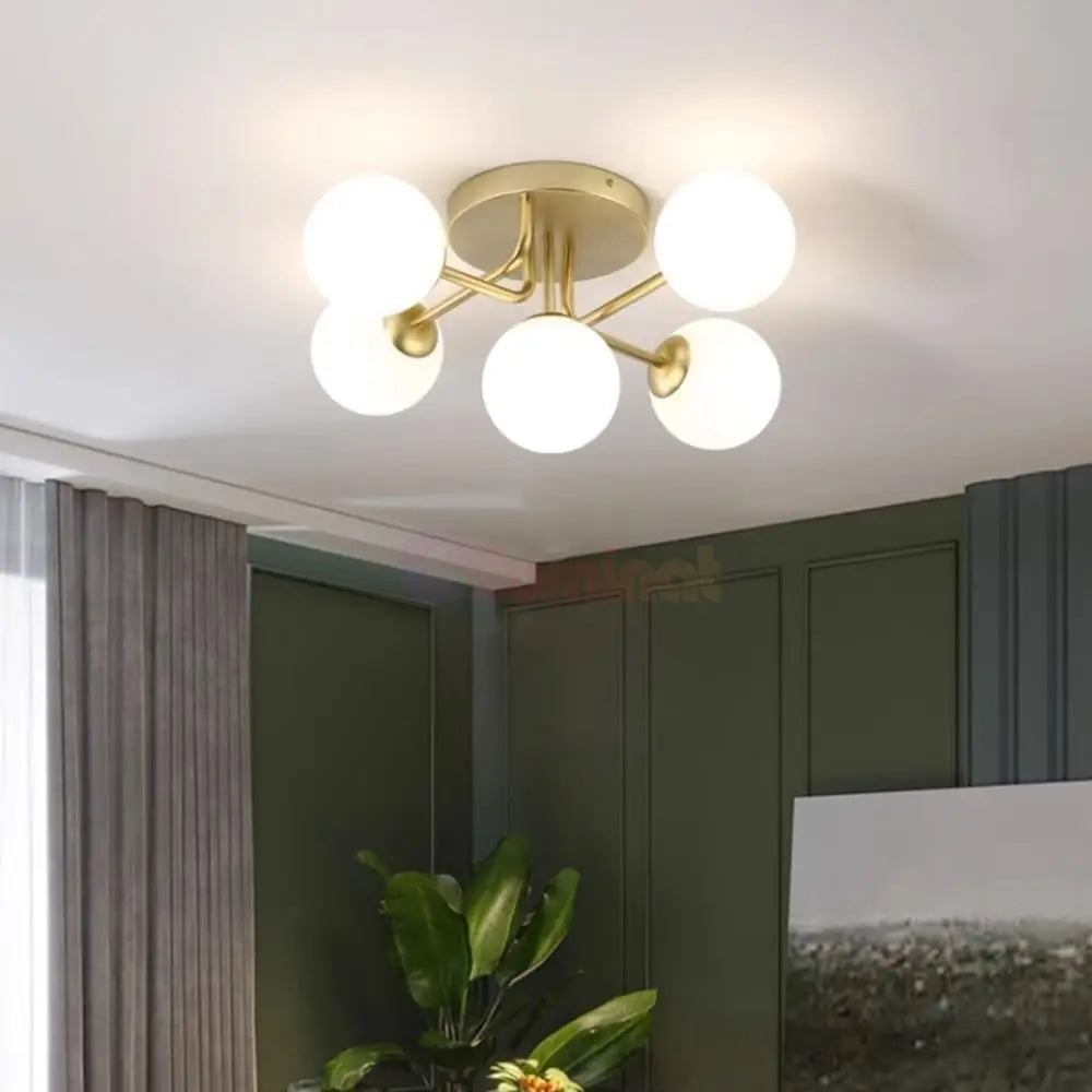Lustra Abajur 5xE27 GOLD 7316-5 AURIE Chandeliers