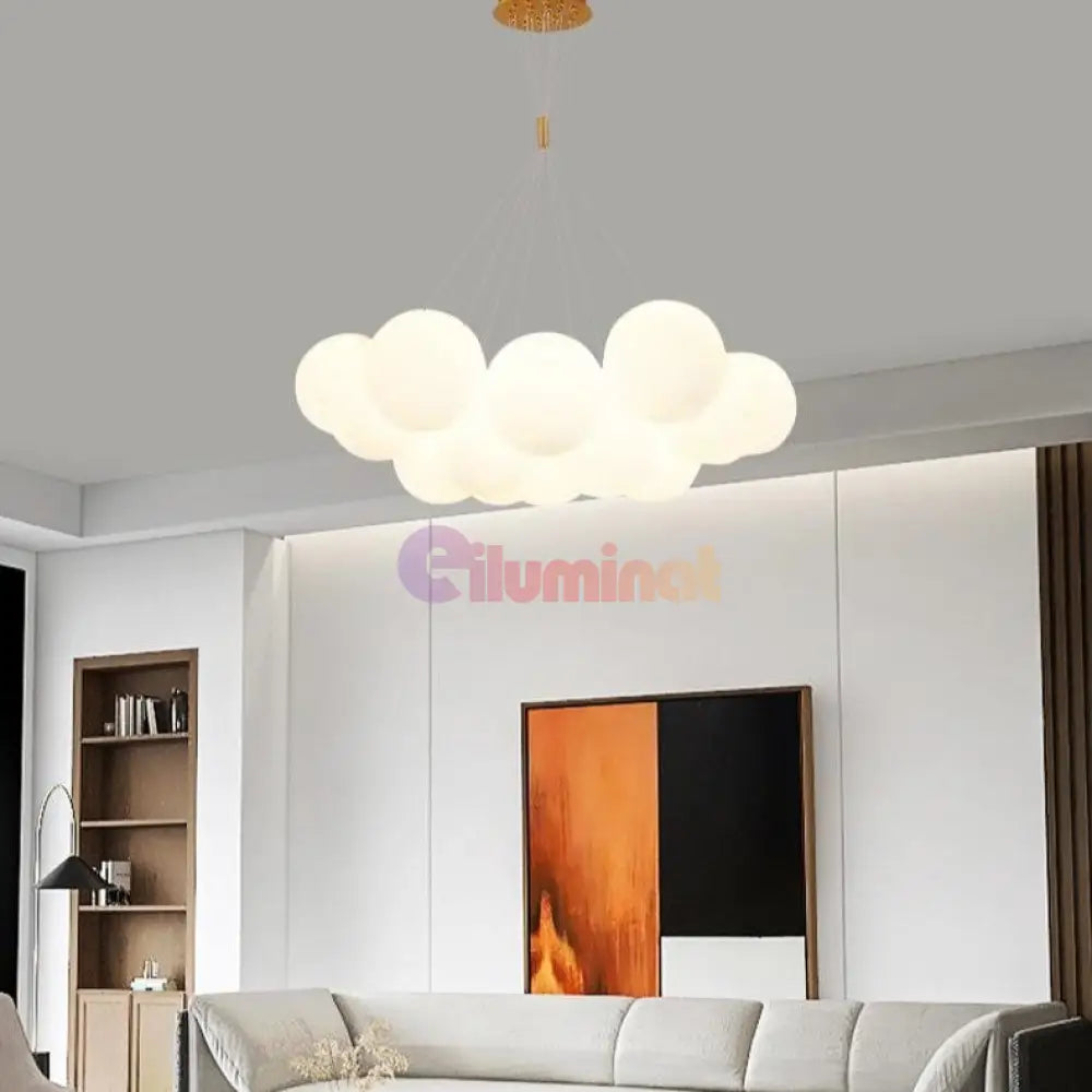 Lustra Abajur Mat Gold Bundle Chandeliers