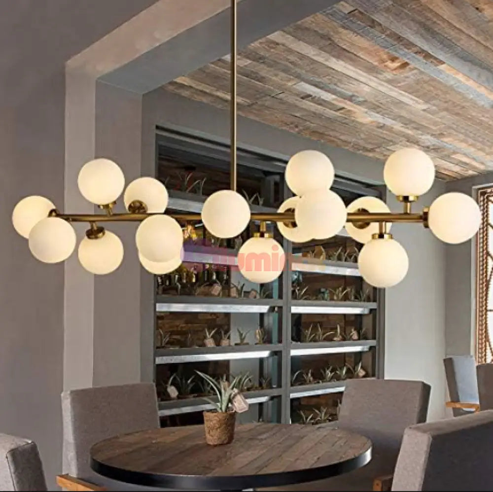 Lustra Abajur Mat Liniara 16Xg9 Chandeliers
