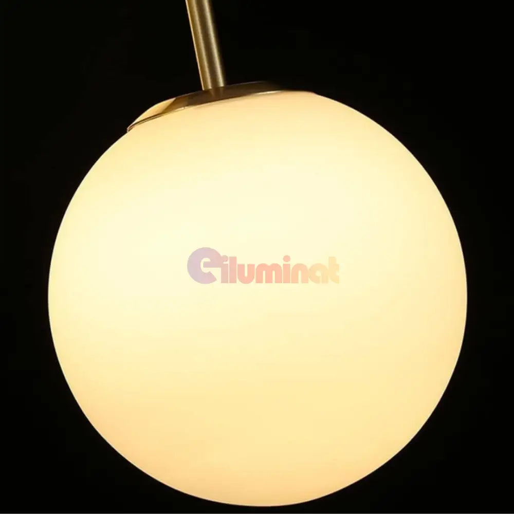 Lustra Abajur MAT GOLD Liniara 3xE27 DN124-3 AURIE / ABAJUR Chandeliers