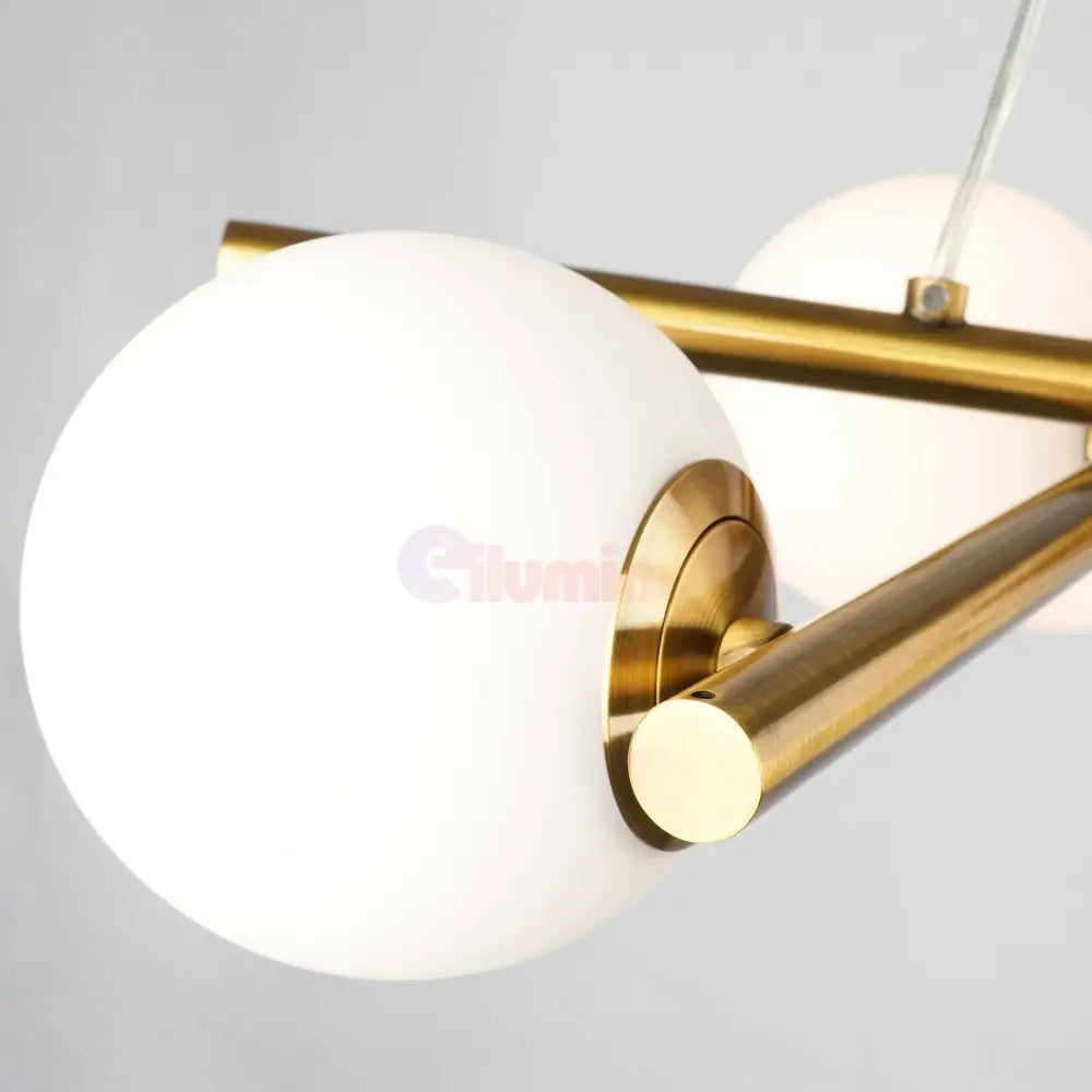Lustra Abajur MAT GOLD 6xE27 F0010/6 AURIE / ABAJUR Chandeliers