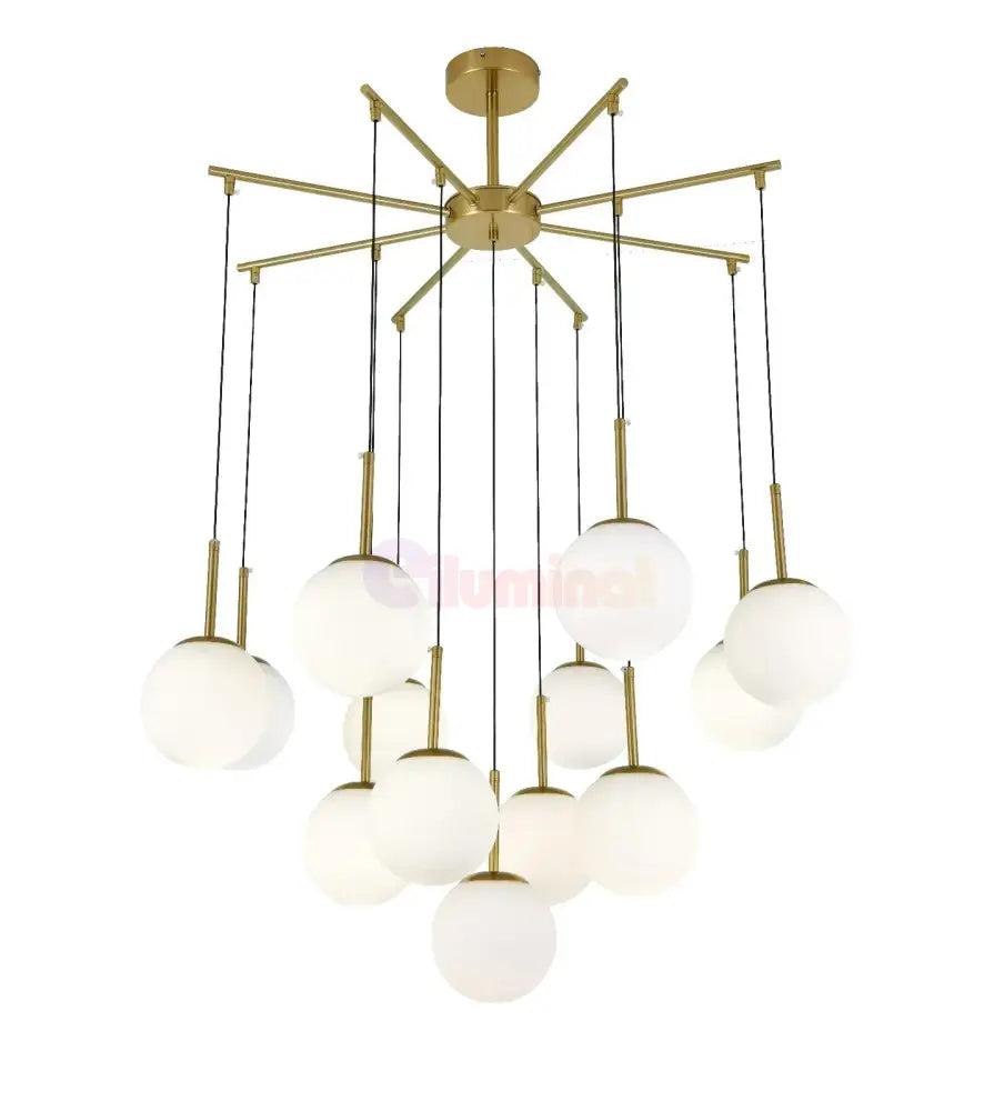 Lustra Abajur MAT GOLD SWING Chandeliers