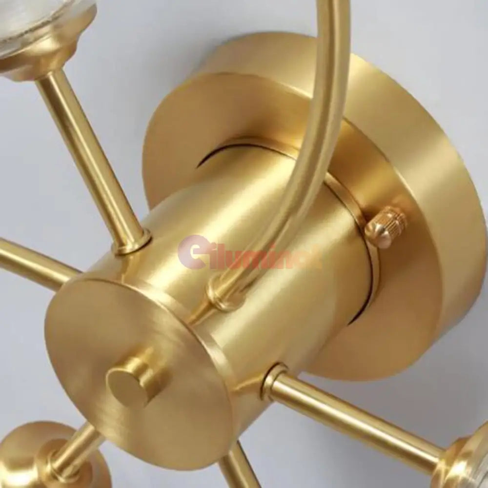 Lustra Abajur MAT Golden 6xE27 F0011/6 AURIE / ABAJUR Chandeliers