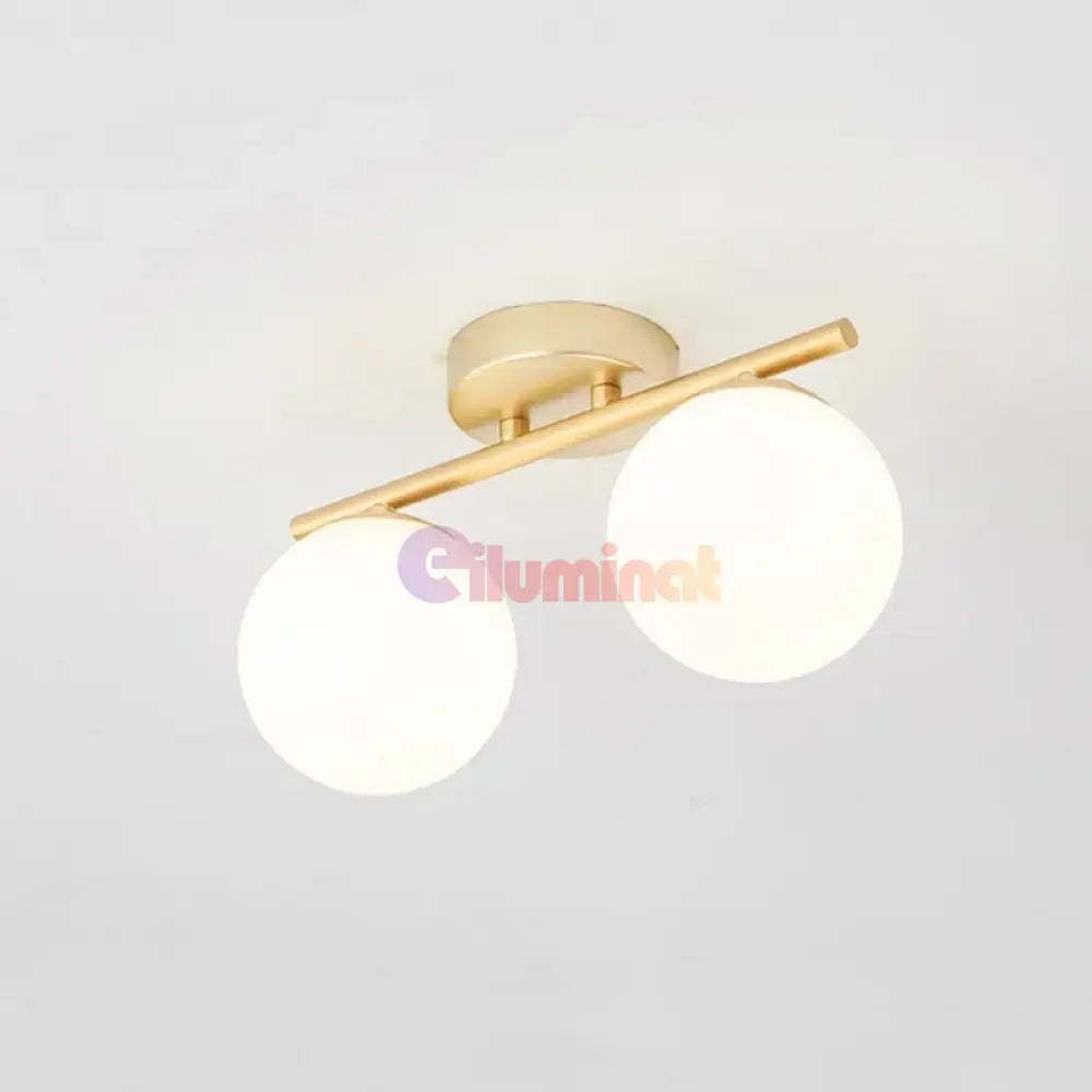 Lustra Abajur MAT Nordic GOLD 2xE27 DN117-2/GD AURIE / ABAJUR Chandeliers