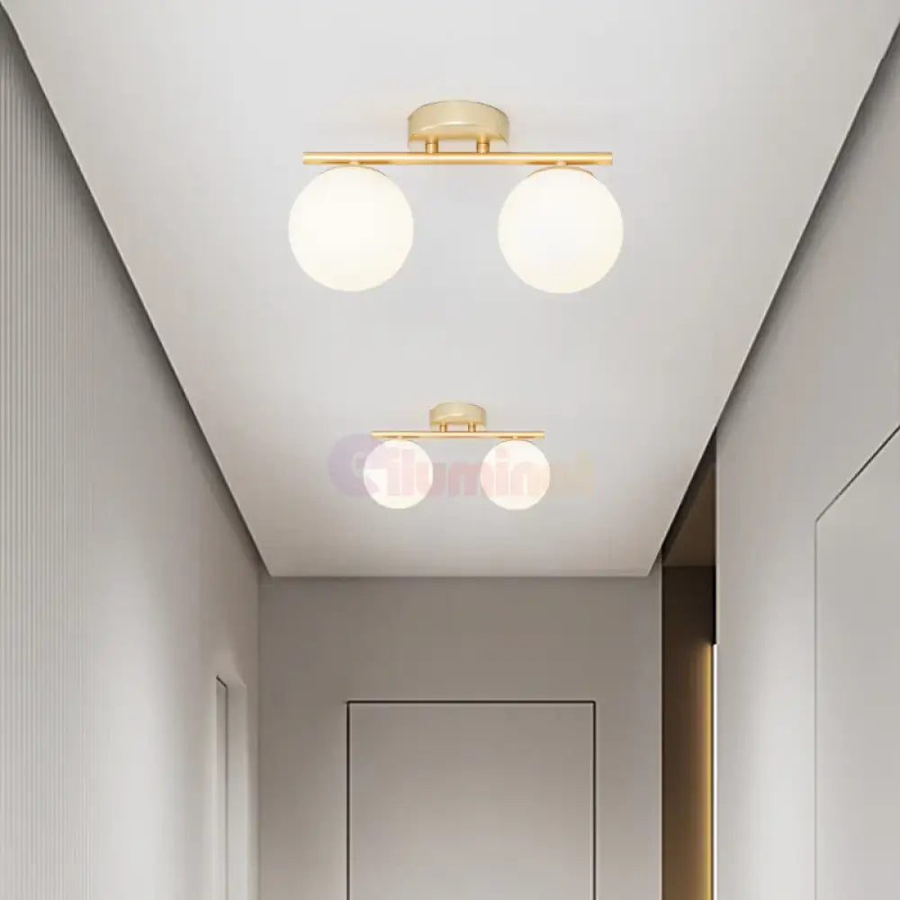 Lustra Abajur MAT Nordic GOLD 2xE27 DN117-2/GD AURIE / ABAJUR Chandeliers