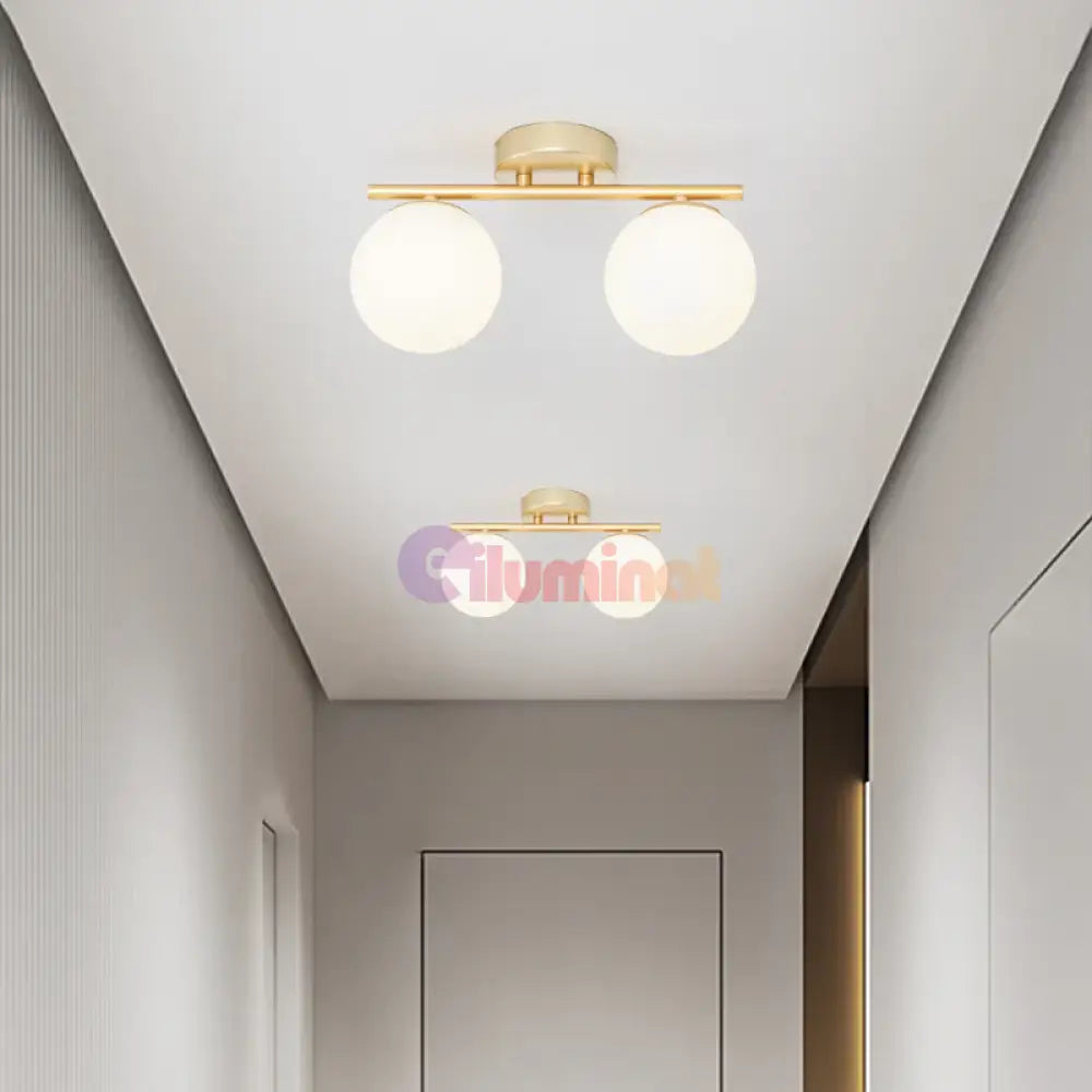 Lustra Abajur MAT Nordic GOLD 2xE27 DN117-2/GD AURIE / ABAJUR Chandeliers
