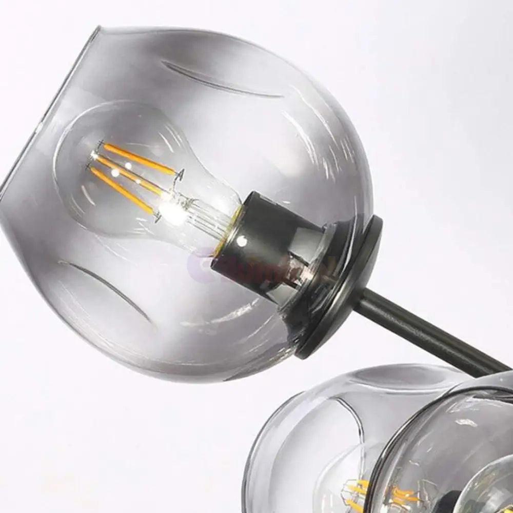 Lustra Abajur Reglabila 6xE27 Umbrava - 6035-6 NEAGRA / ABAJUR Chandeliers