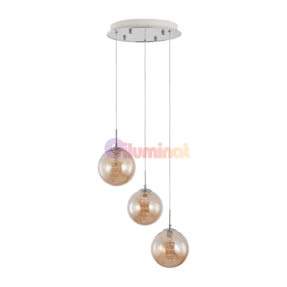 Lustra Abajur Suspendata 3xG9 White ALBA / ABAJUR Chandeliers