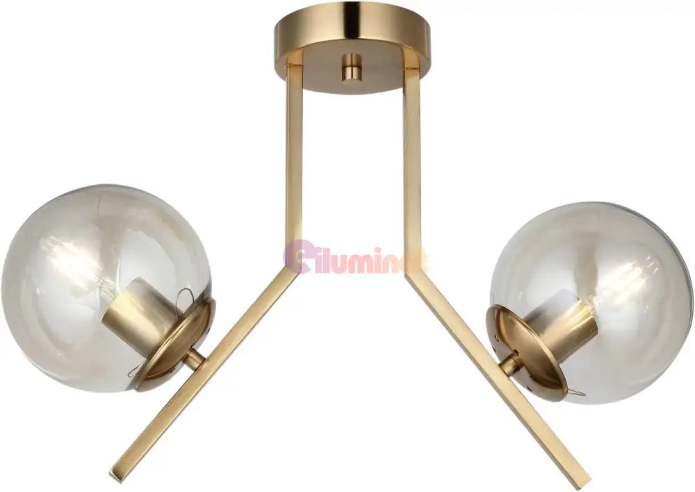 Lustra Abajur Transparent Aplicata 2Xe27 Mx412-2 Chandeliers