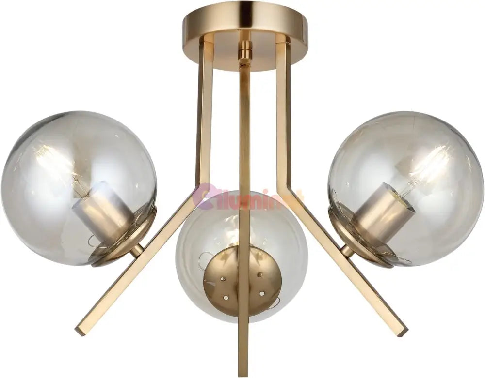 Lustra Abajur Transparent Aplicata 3Xe27 Mx412-3 Chandeliers