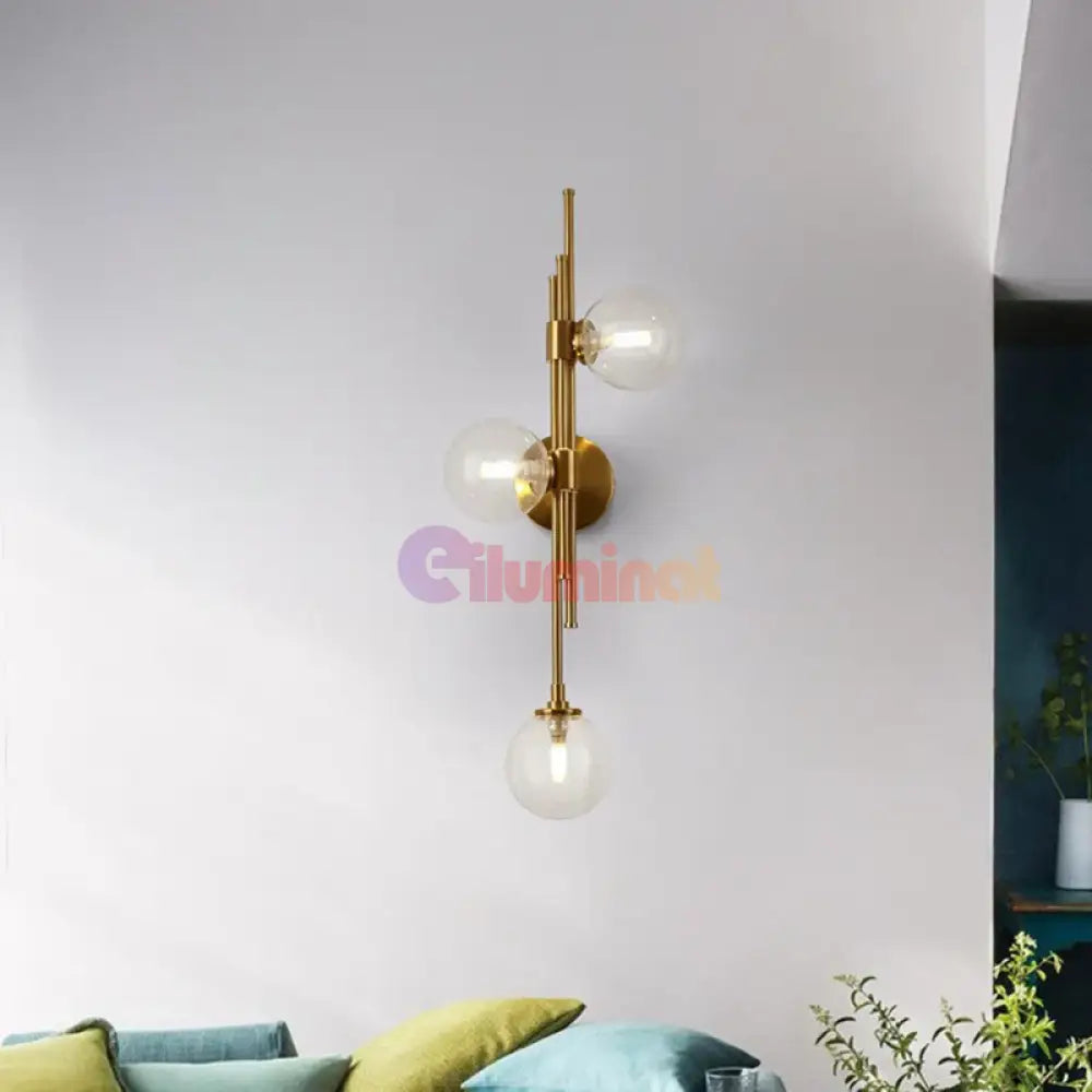 Lustra Abajur Transparent Liniara 3Xe27 Mx905-3 Chandeliers