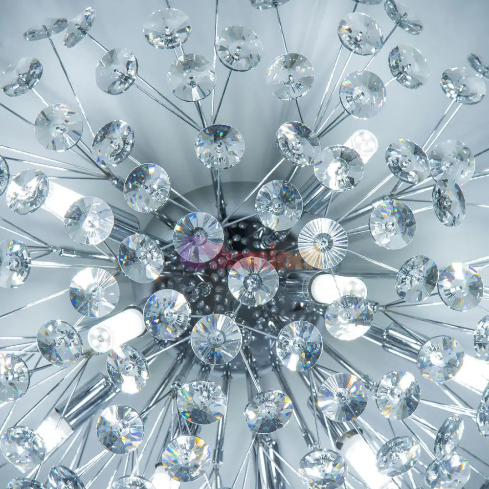 Lustra Aplicata Crystal Dandelion Silver Lighting Fixtures