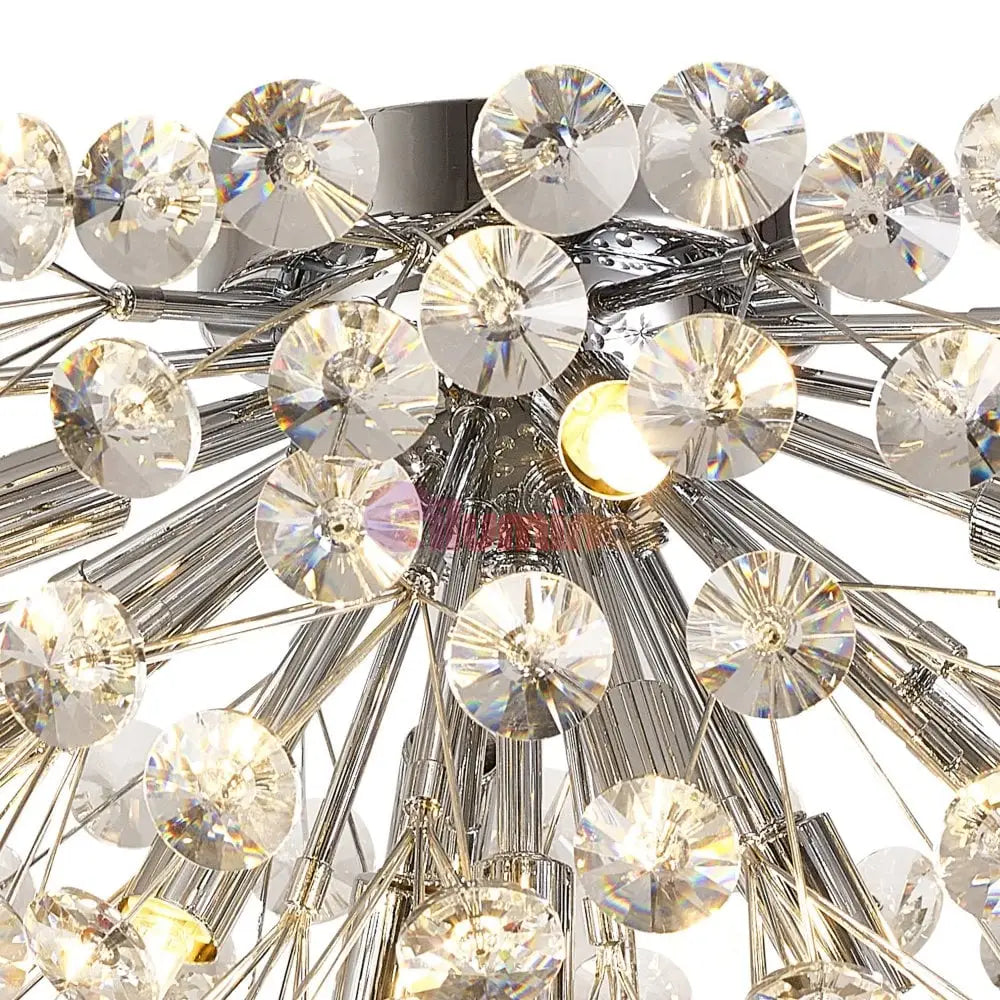 Lustra Aplicata Crystal Dandelion Silver Lighting Fixtures