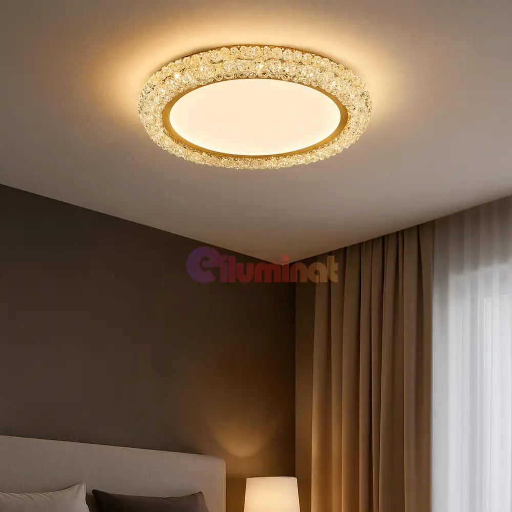 Lustra Aplicata Crystal Golden Sponge Deluxe Lighting Fixtures