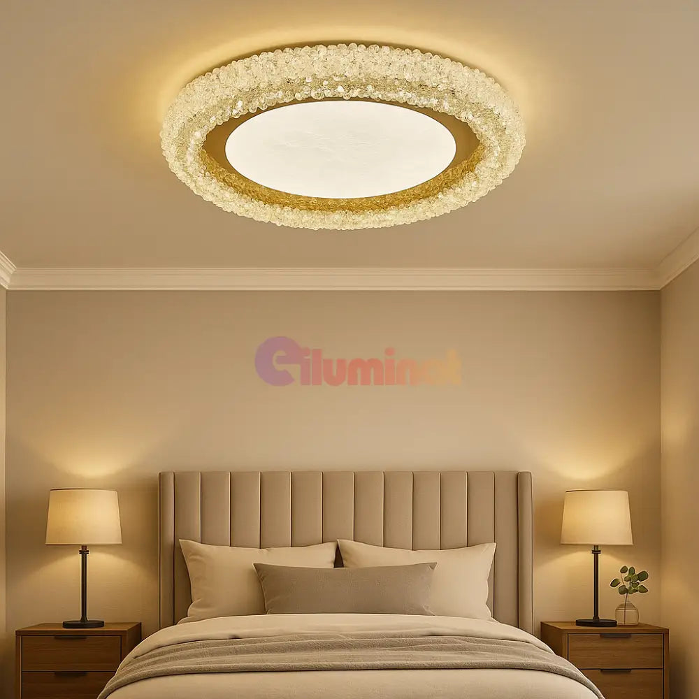 Lustra Aplicata Crystal Golden Sponge Deluxe Lighting Fixtures