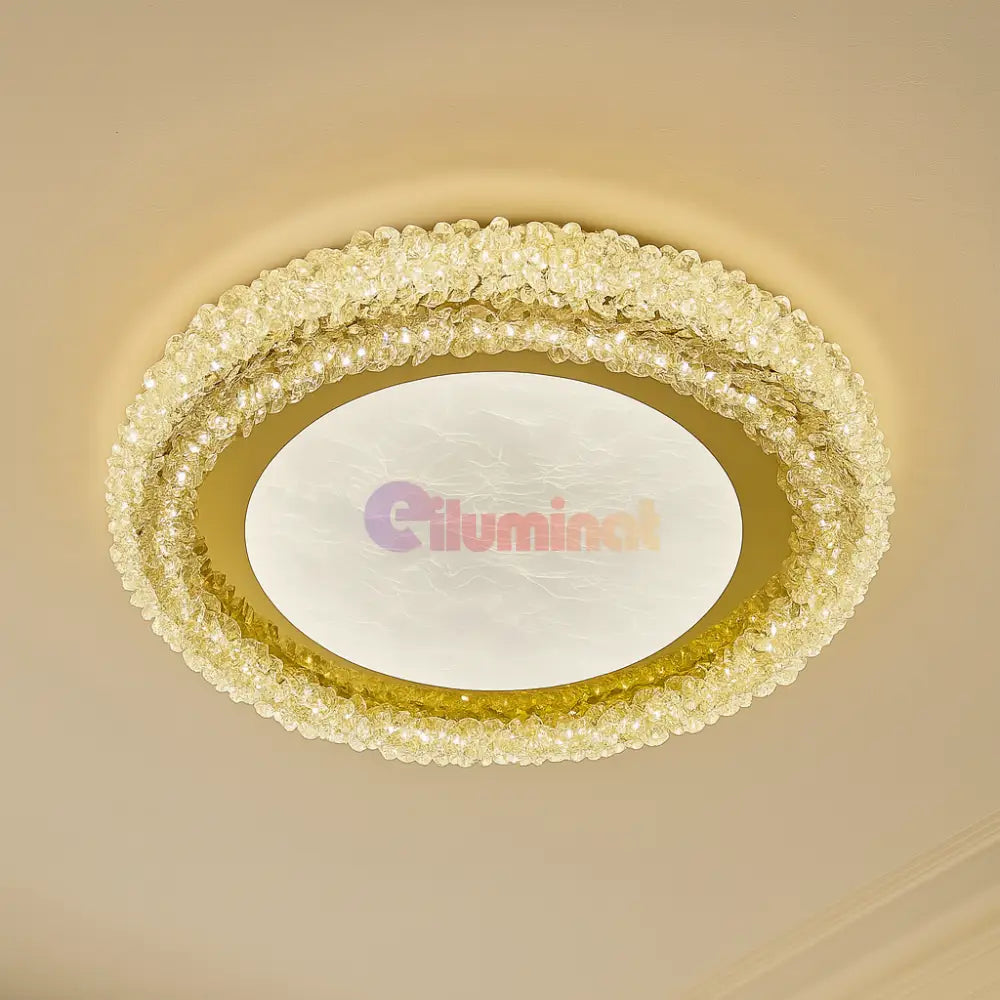 Lustra Aplicata Crystal Golden Sponge Deluxe Lighting Fixtures