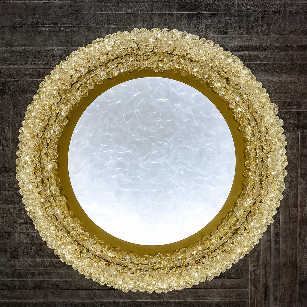 Lustra Aplicata Crystal Golden Sponge Deluxe Lighting Fixtures