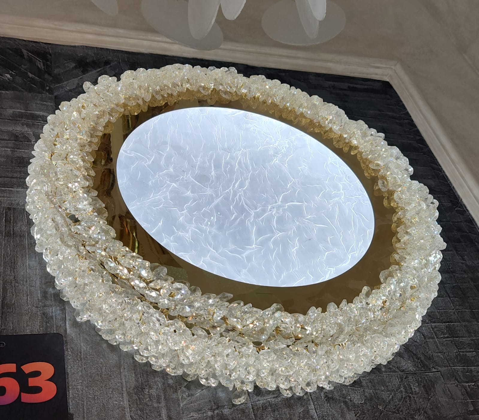 Lustra Aplicata Crystal Golden Sponge Deluxe Lighting Fixtures