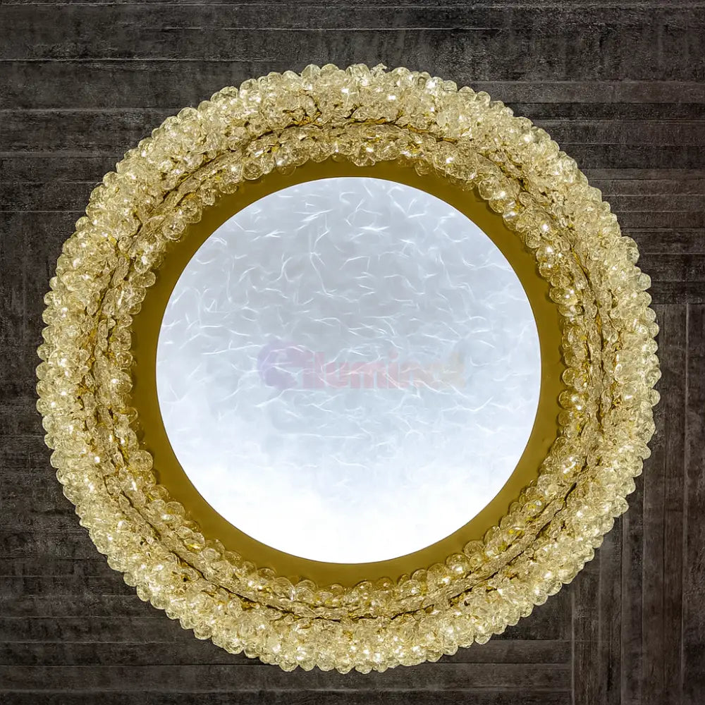 Lustra Aplicata Crystal Golden Sponge Deluxe Lighting Fixtures