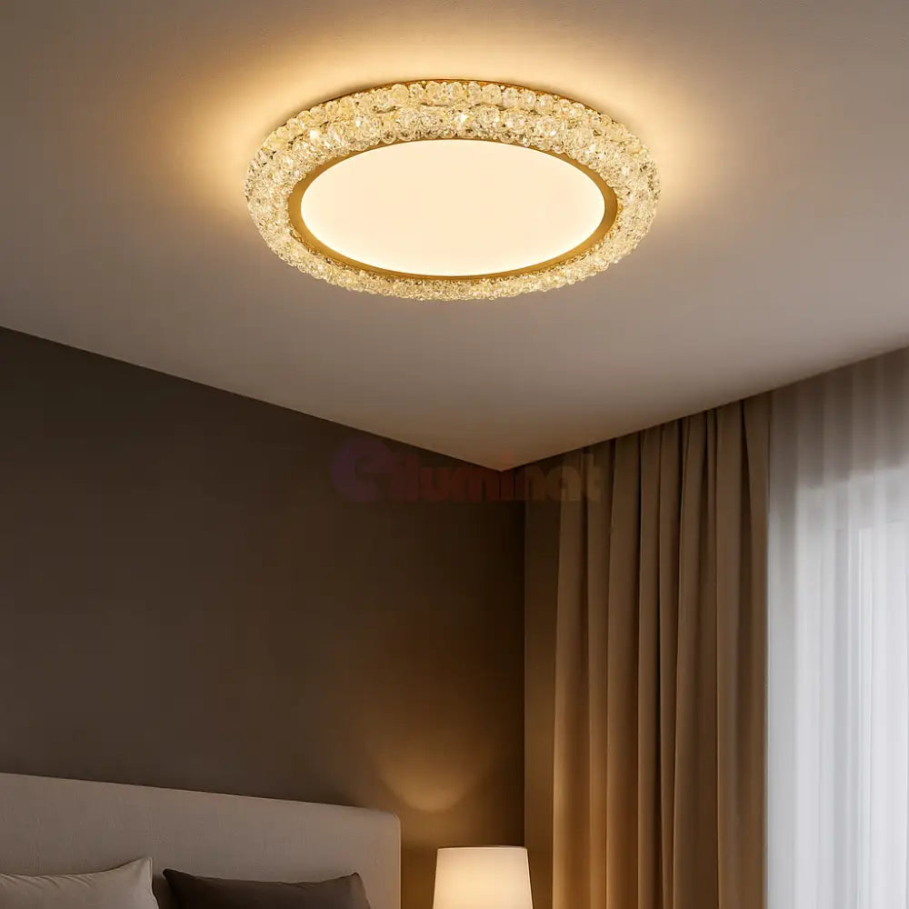 Lustra Aplicata Crystal Golden Sponge Deluxe Lighting Fixtures