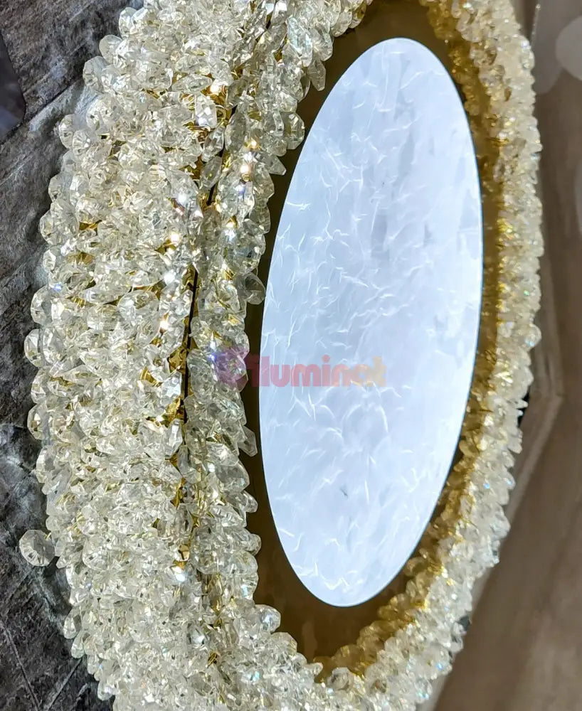 Lustra Aplicata Crystal Golden Sponge Deluxe Lighting Fixtures