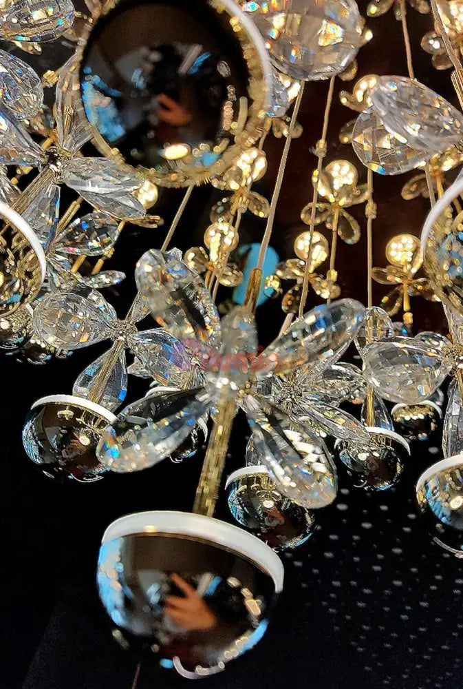 Lustra Aplicata Crystal PIANOPOLI 3 Gold Echivalent 800W AURIE / CRISTAL Lighting Fixtures
