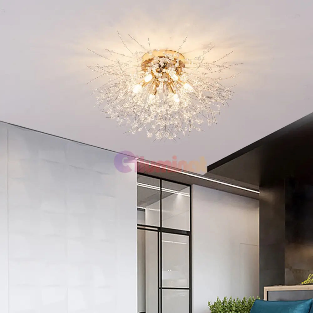 Lustra Aplicata Crystal Sigma Gold Lighting Fixtures