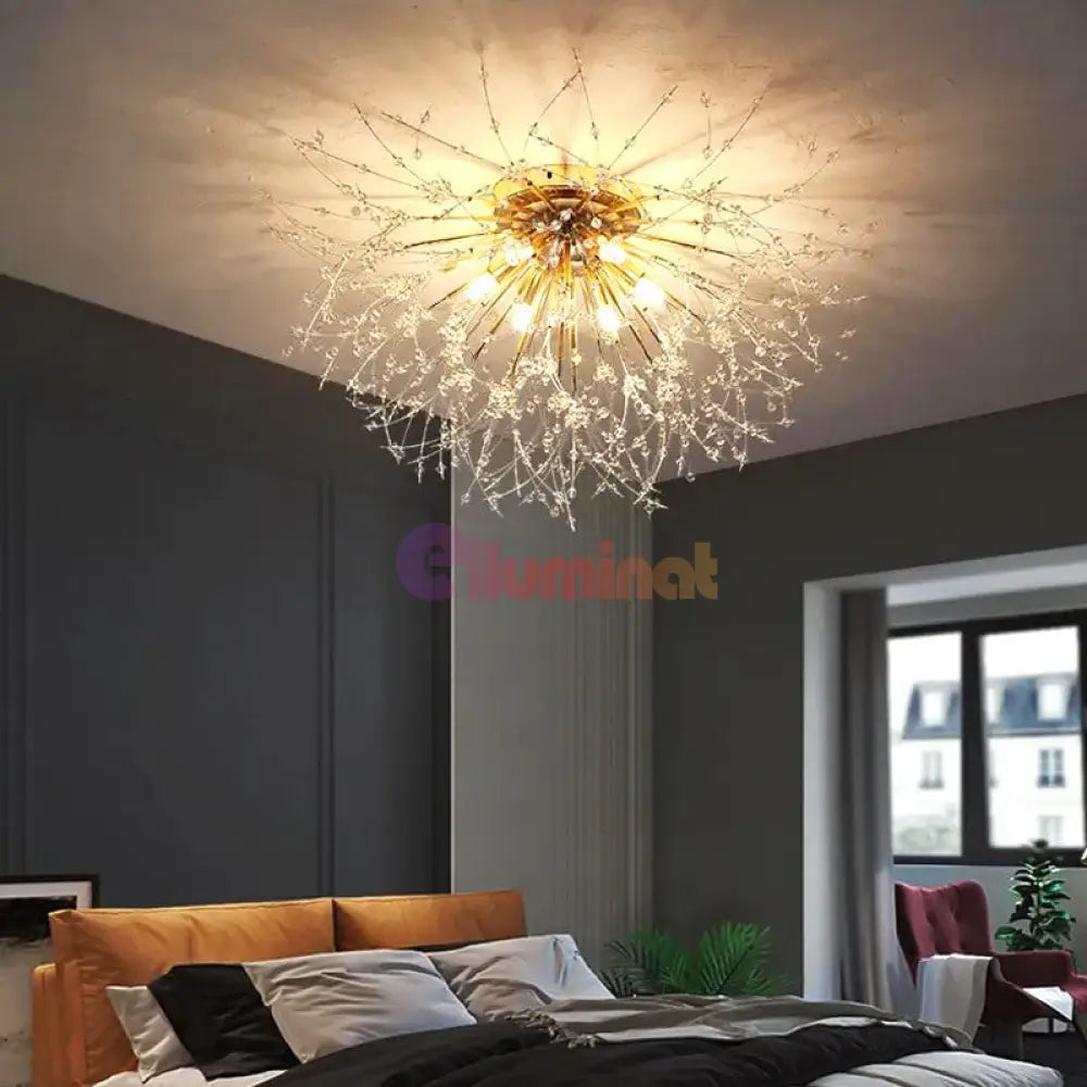 Lustra Aplicata Crystal Sigma Gold Lighting Fixtures