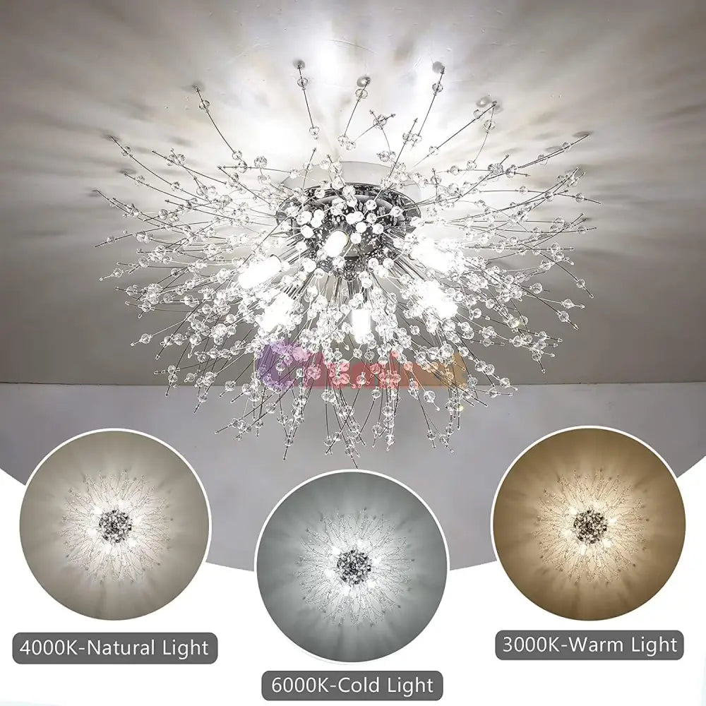 Lustra Aplicata Crystal Sigma Silver Lighting Fixtures