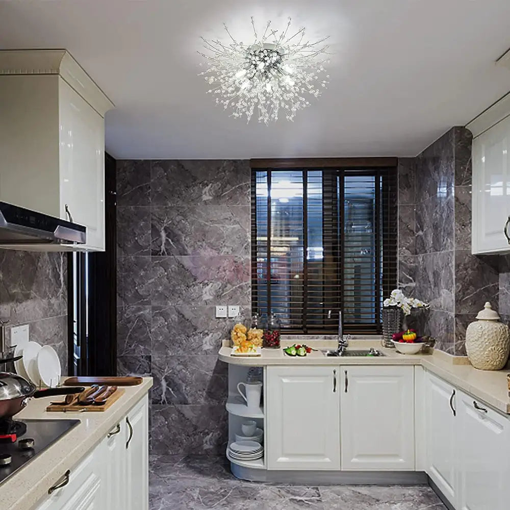 Lustra Aplicata Crystal Sigma Silver Lighting Fixtures