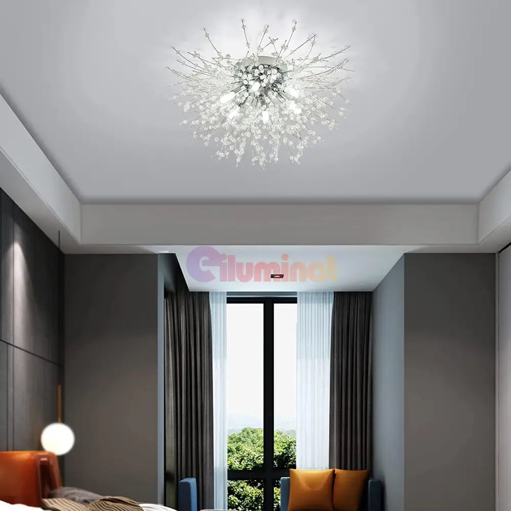 Lustra Aplicata Crystal Sigma Silver Lighting Fixtures