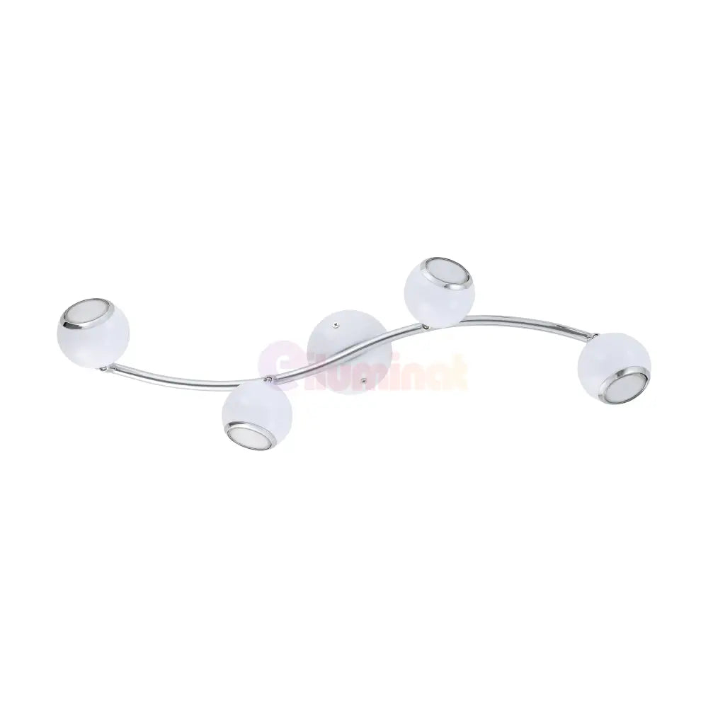 Lustra BIMEDA cu 4 Spoturi White & Silver 64CM 64CM Chandeliers