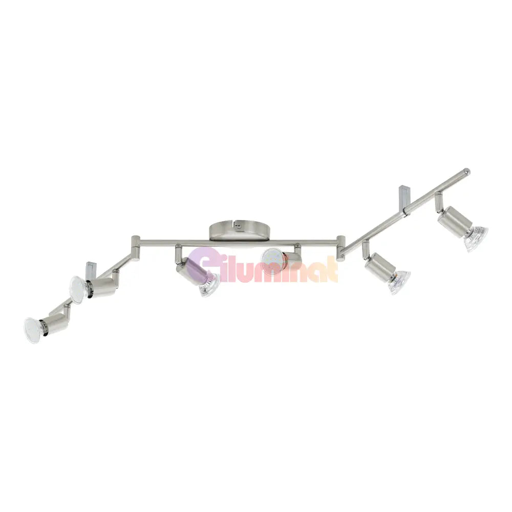 Lustra BUZZ-LED Reglabila Argintie 105cm 105CM / MINIMALIST DESIGN / ARGINTIE Lighting Fixtures