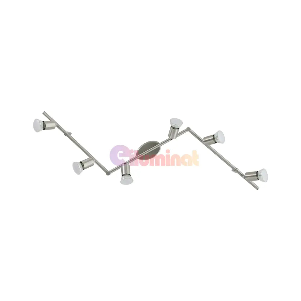 Lustra BUZZ-LED Reglabila Argintie 105cm 105CM / MINIMALIST DESIGN / ARGINTIE Lighting Fixtures