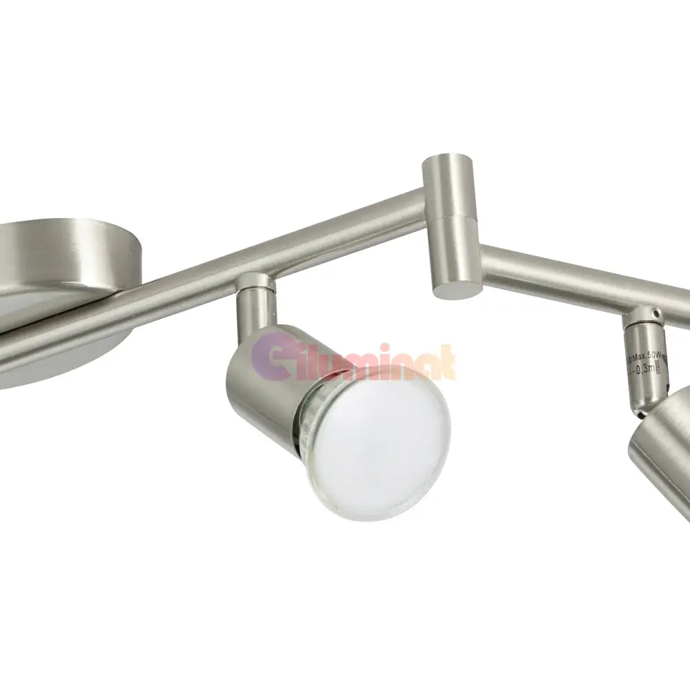 Lustra BUZZ-LED Reglabila Argintie 105cm 105CM / MINIMALIST DESIGN / ARGINTIE Lighting Fixtures